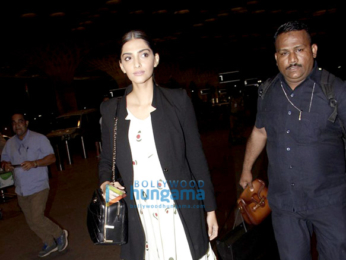 Sonam Kapoor and Pooja Hegde snapped at the airport