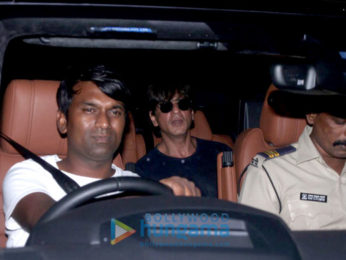 Shah Rukh Khan snapped outside a studio in Mumbai