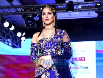 Sunny Leone and John Abraham walk the ramp at Bombay Times Fashion Week