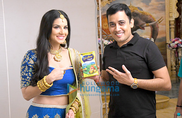 sunny leone shoots for dholpur freshs desi ghee commercial 3