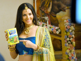 Sunny Leone shoots for Dholpur Fresh's Desi Ghee commercial