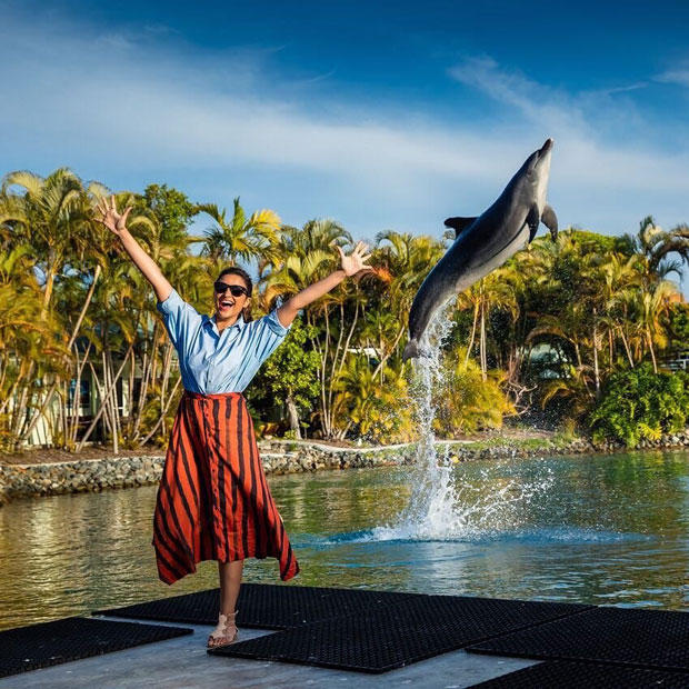 These pictures of Parineeti Chopra with Dolphins will make your day-1
