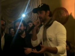 This video of Hrithik Roshan singing for Rakesh Roshan on his birthday is worth watching