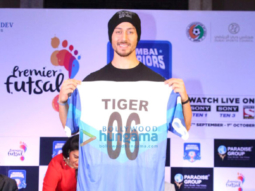 Tiger Shroff at ‘Premiere Futsal 2017’ press conference