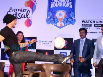 Tiger Shroff at 'Premiere Futsal 2017' press conference