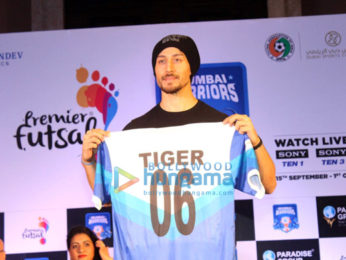 Tiger Shroff at 'Premiere Futsal 2017' press conference