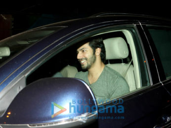Varun Dhawan snapped leaving from PVR Juhu