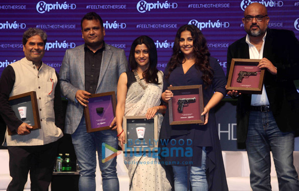 Vidya Balan, Vishal Bhardwaj, and Konkona Sen Sharma grace the launch of the channel &PriveHD Vidya Balan, Vishal Bhardwaj, and Konkona Sen Sharma grace the launch of the channel &PriveHD