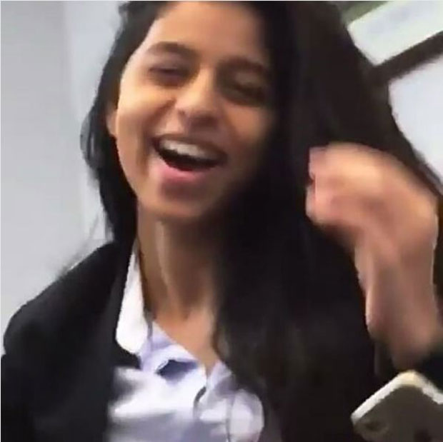WATCH Shah Rukh Khan's daughter Suhana Khan does a cute hair flip while talking to her friends!