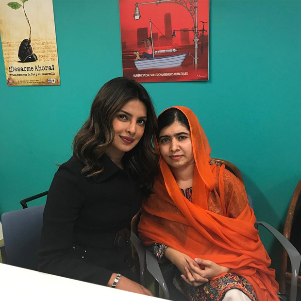 WOW! Priyanka Chopra meets Nobel Peace Laureate Malala Yousafzai at UNGA 2017