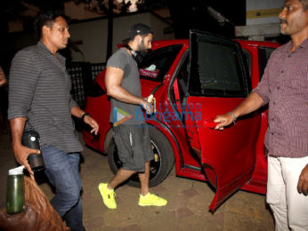 Shahid Kapoor snapped post his gym session
