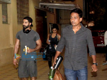 Shahid Kapoor snapped post his gym session