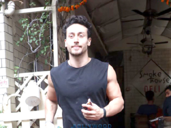 Tiger Shroff and Disha Patani snapped at Smoke House Deli in Bandra