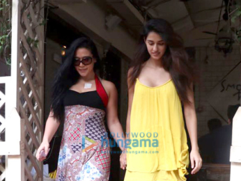 Tiger Shroff and Disha Patani snapped at Smoke House Deli in Bandra