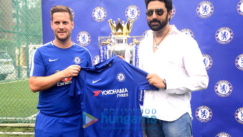 Abhishek Bachchan unveils special jersey of Chelsea FC