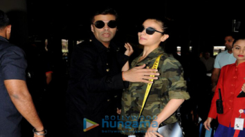 Anil Kapoor, Alia Bhatt and Karan Johar snapped at the airport