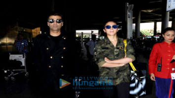 Anil Kapoor, Alia Bhatt and Karan Johar snapped at the airport