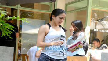 Sara Ali Khan spotted at Kitchen Garden, Bandra