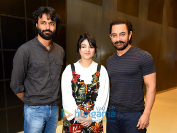 Aamir Khan, Zaira Wasim, Advait Chandan promote 'Secret Superstar' in New Delhi