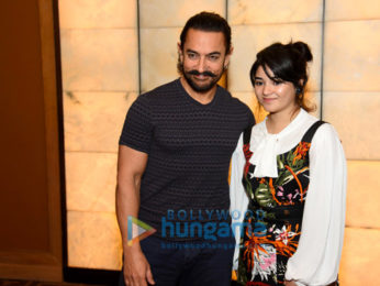 Aamir Khan, Zaira Wasim, Advait Chandan promote 'Secret Superstar' in New Delhi