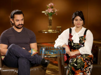 Aamir Khan, Zaira Wasim, Advait Chandan promote 'Secret Superstar' in New Delhi