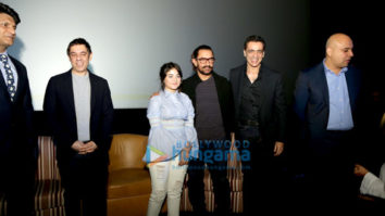 Aamir Khan and Zaira Wasim at the announcement of ‘The Privilege Card’ of PVR Cinemas in Delhi