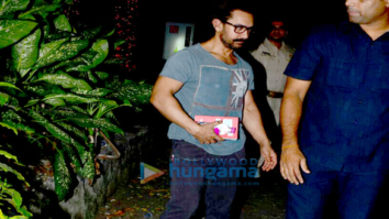 Aamir Khan spotted after a spa session