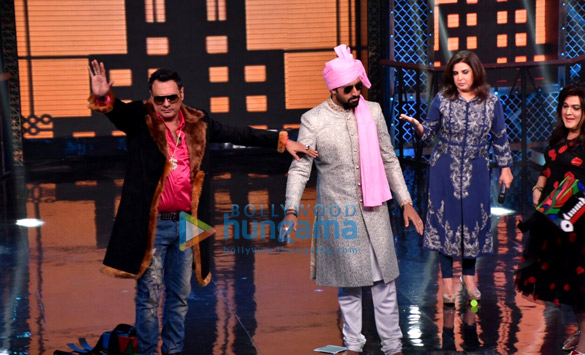 abhishek bachchan and boman irani snapped on sets of lip sing battle 2