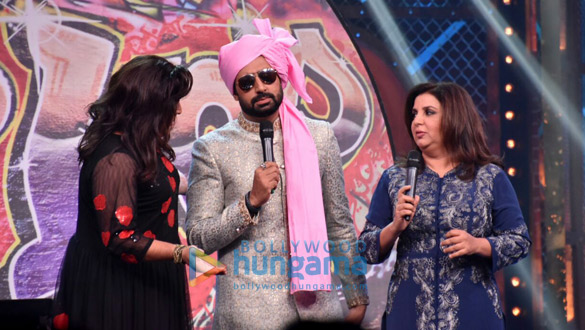 abhishek bachchan and boman irani snapped on sets of lip sing battle 4