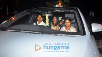Aishwarya Rai Bachchan and Abhishek Bachchan spotted having dinner at a restaurant