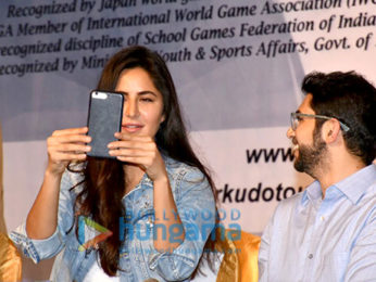 Akshay Kumar and Katrina Kaif snapped attending a martial arts event