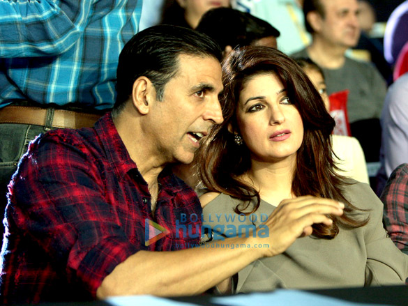 Akshay Kumar and Twinkle Khanna at ‘VIVO Pro Kabaddi Super Playoffs’