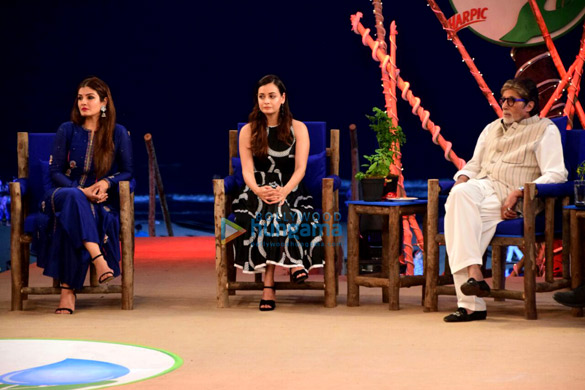 amitabh anupam and kailash attend the ndtv cleanathon 10