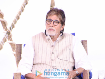 Amitabh Bachchan, John Abraham and Alia Bhatt attend the NDTV Cleanathon