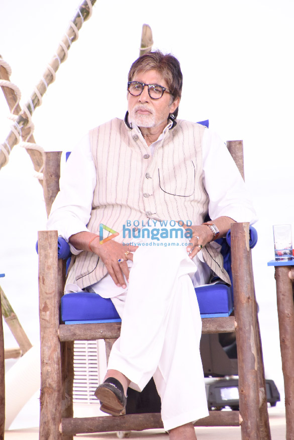 amitabh anupam and kailash attend the ndtv cleanathon 2