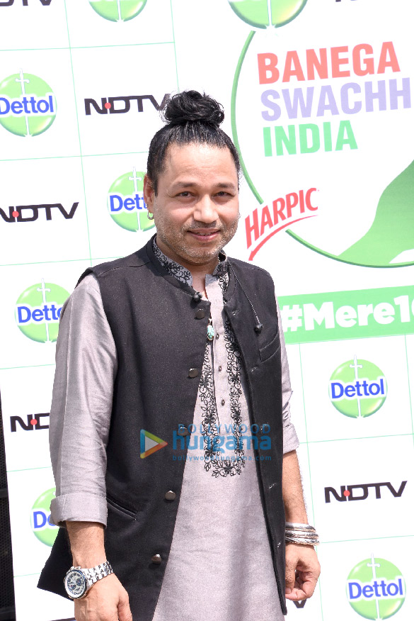 amitabh anupam and kailash attend the ndtv cleanathon 6