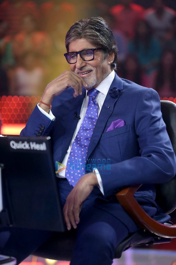 amitabh bachchan gets birthday surprise on kaun banega crorepati 9 4