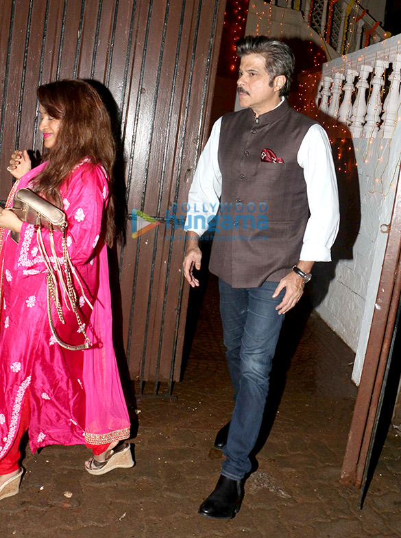 Anil Kapoor, Karan Johar snapped attending a private Diwali bash Anil Kapoor, Karan Johar snapped attending a private Diwali bash
