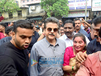 Anil Kapoor promotes Swacch Bharat initiative in Chembur, Mumbai
