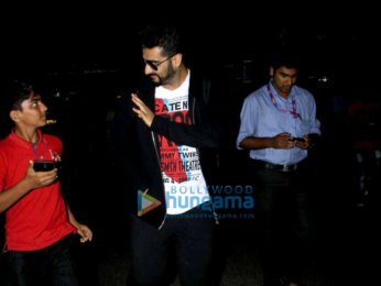 Arjun Kapoor and Ayushmann Khurrana snapped at the airport