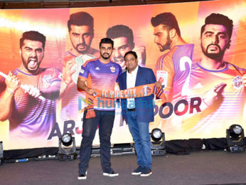 Arjun Kapoor graces the press meet of FC Pune City at J W Marriott