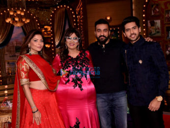 Armaan Malik and Kanika Kapoor snapped on the sets of the show ‘Aunty Boli Lagao Boli’