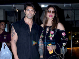 Karan Singh Grover and Bipasha Basu spotted at a restaurant