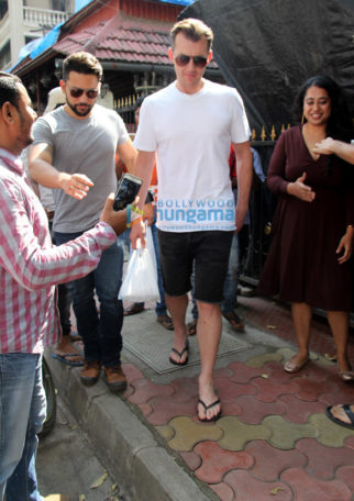 Brett Lee snapped at Bombay Salad Co