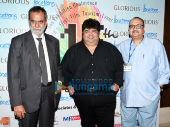 David Dhawan, Viveck Vaswani, Ratan Jain, Rahul Rawail at at '11th Locations Exhibition Conference'