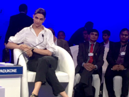 Deepika Padukone attends a session on mental health at World Economic Forum