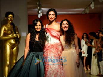 Deepika Padukone walks the ramp for Gauri & Nainika in New Delhi