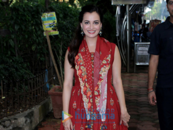 Dia Mirza snapped in Bandra