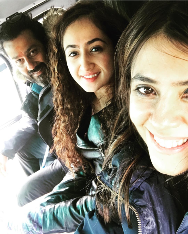 Ekta Kapoor visits the sets of Kedarnath1