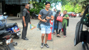 Farhan Akhtar spotted at Otters Club in Bandra Farhan Akhtar spotted at Otters Club in Bandra